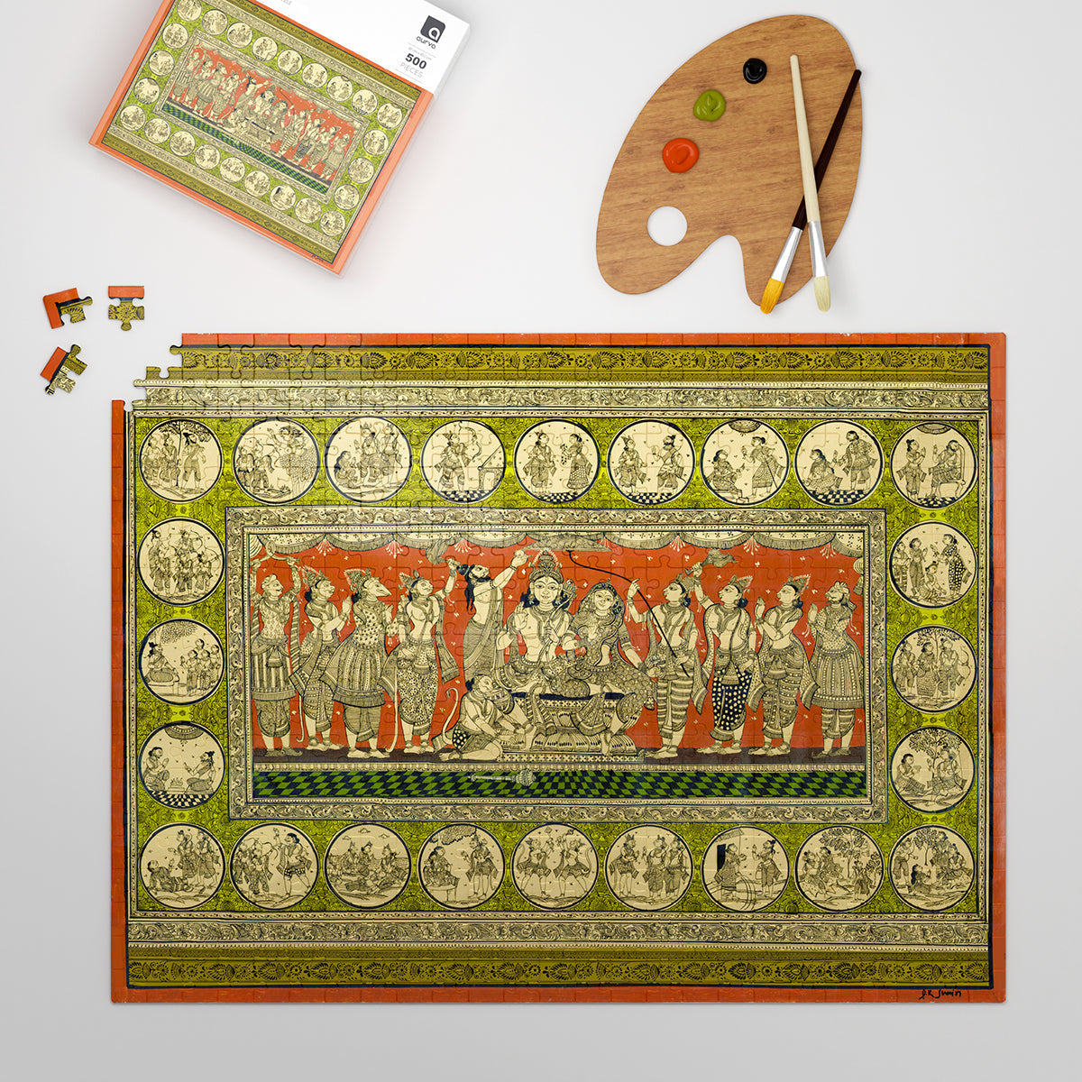 Pattachitra - Handcrafted Storyboards - 500pcs puzzle