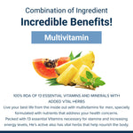 SupaSupp He's Active - Multivitamin for Men | All Round Nutrition For Men On The Go | Health Supplement | 60 Veg Cap, 500 mg