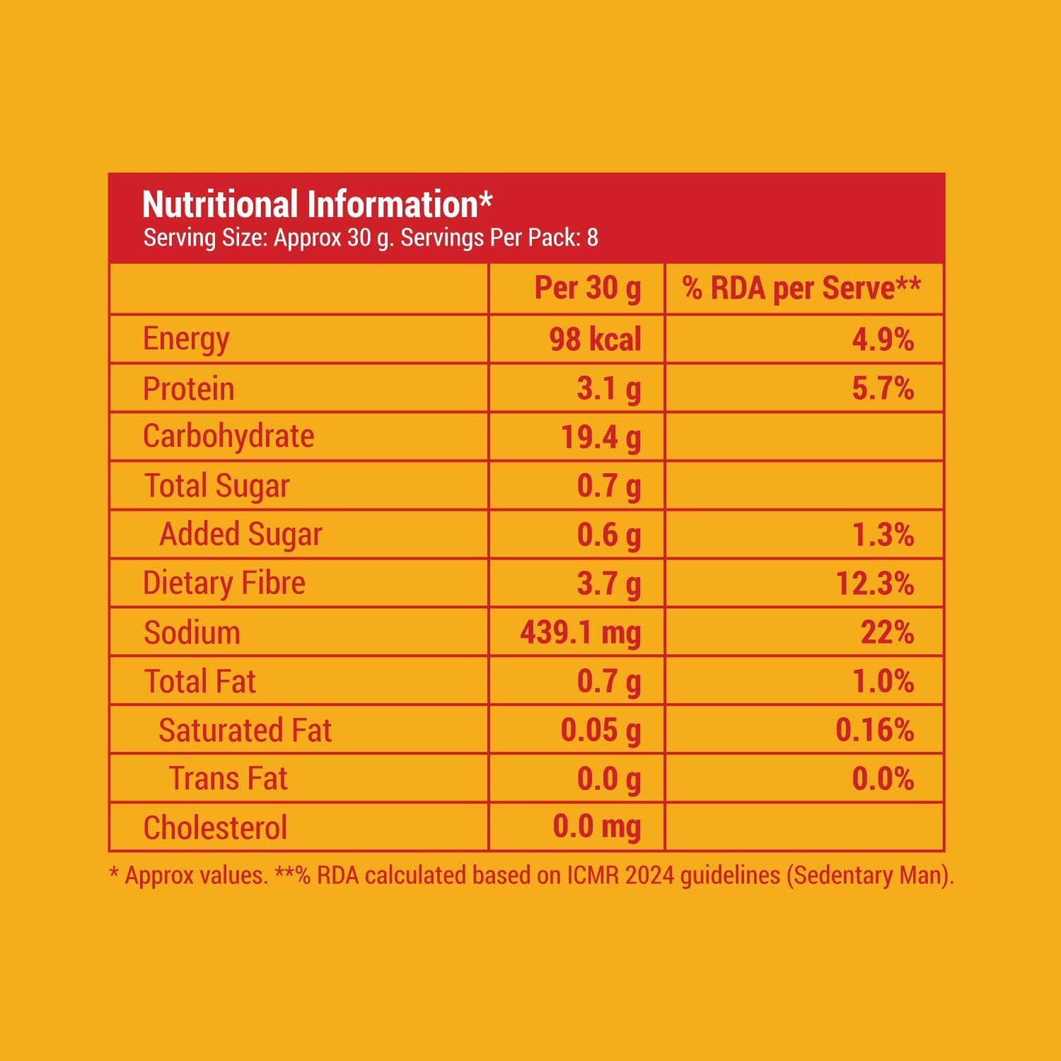 Instant Noodles - Serves 8 (Pack of 4)