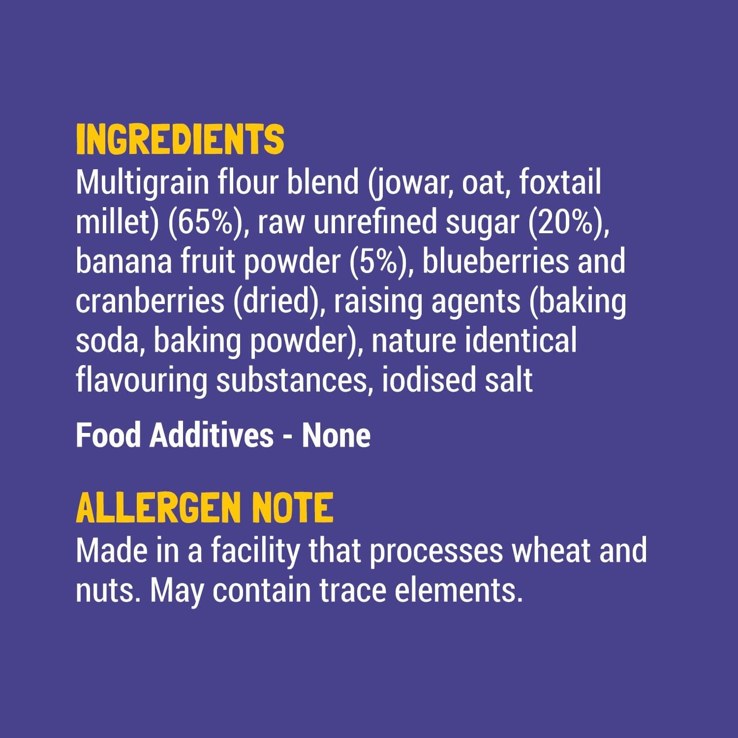 Blueberry Millet Pancake Mix