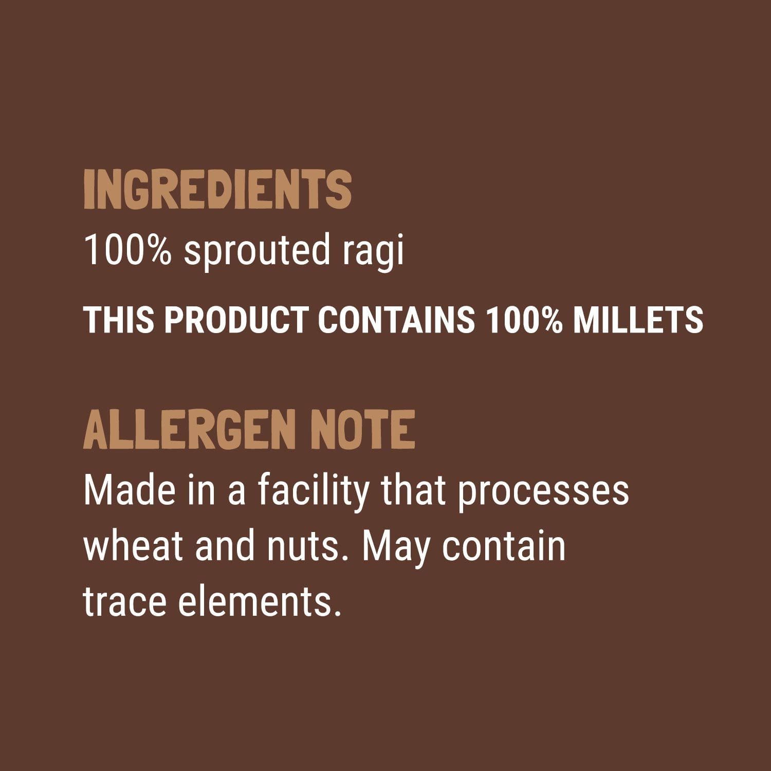 Sprouted Ragi Powder for Little Ones