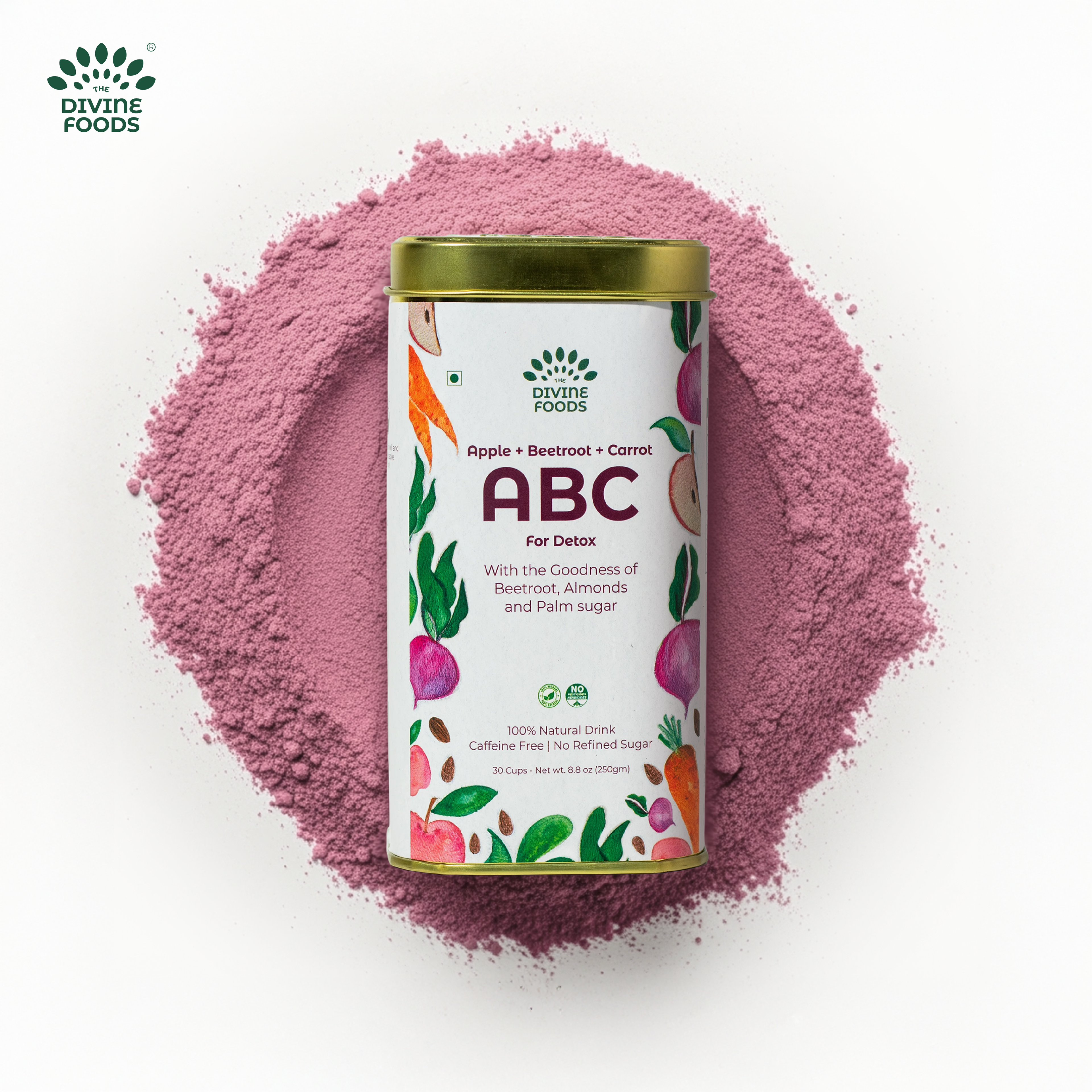 Natural ABC Latte Milk Mix (Apple+Beetroot+Carrot) - Healthy Alternative to Traditional Malt Drinks