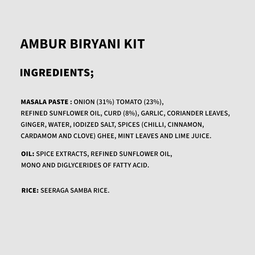 Biryanis of Tamilnadu