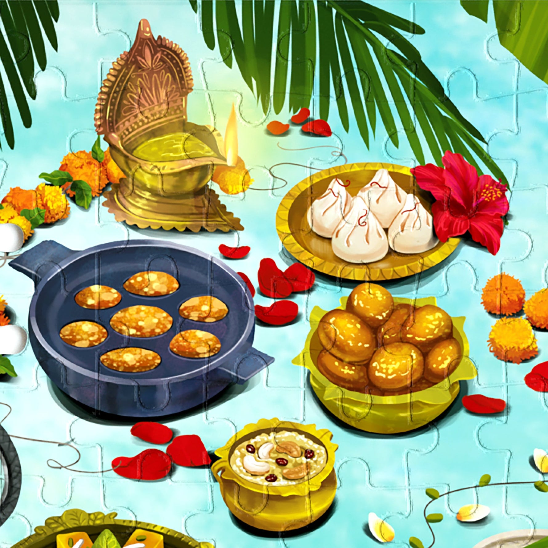 Melting Pot - South Indian Gastronomy - 100pcs puzzle