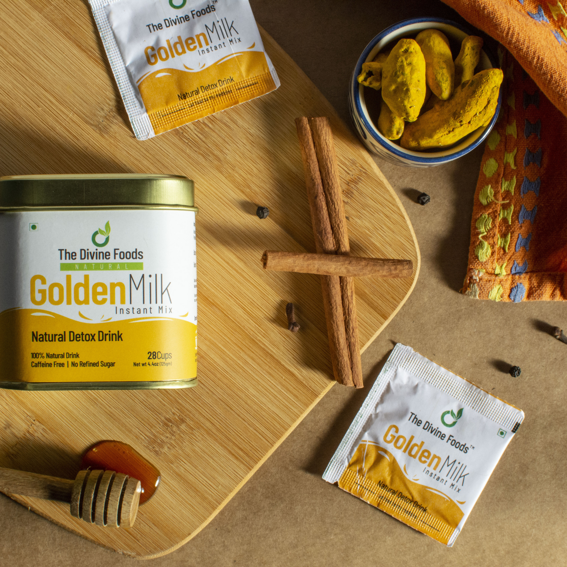 Organic Golden Milk Latte | Natural Detox Drink DND