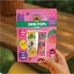 DESi Popz Kidz Real Aam & Strawberry | Made with Jaggery | Pack of 8