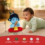 Mantra Chanting Baby Krishna (Small-22 cm)