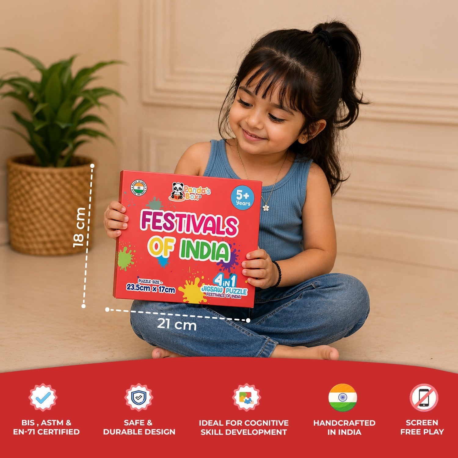 Jigsaw Puzzle 4 in 1 - Festivals of India