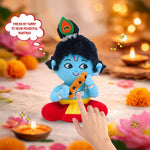 Mantra Chanting Baby Krishna (Small-22 cm)