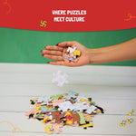 Jigsaw Puzzle 4 in 1 - Festivals of India
