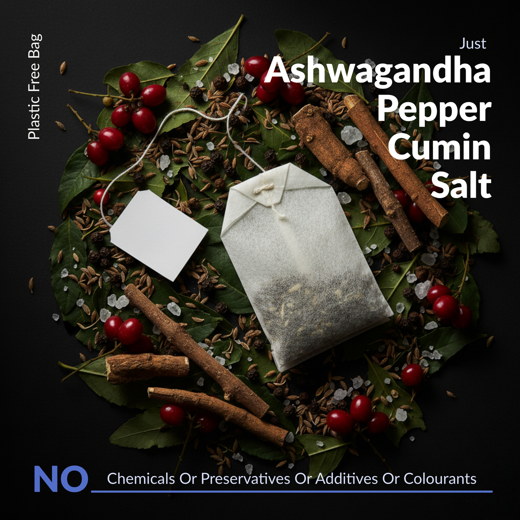 Ashwagandha Wellness Sachets (14-Day Pack) | Natural Stress and Sleep Support | Calming Daily Drink