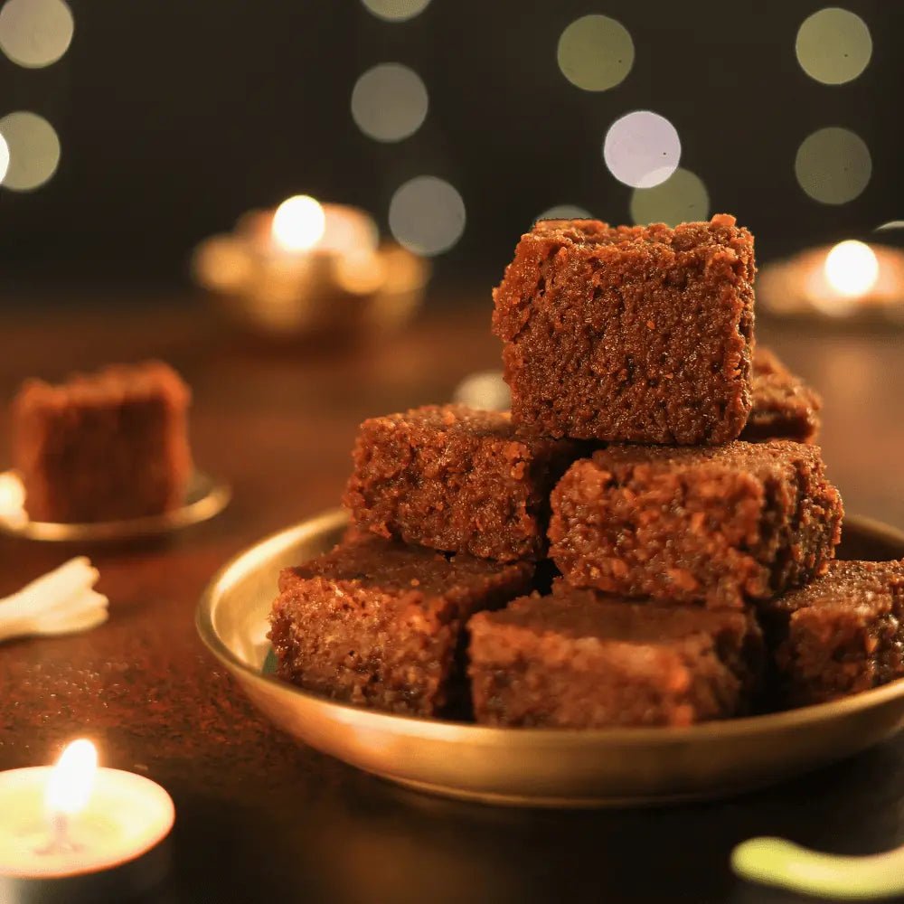 Jaggery Coconut Burfi