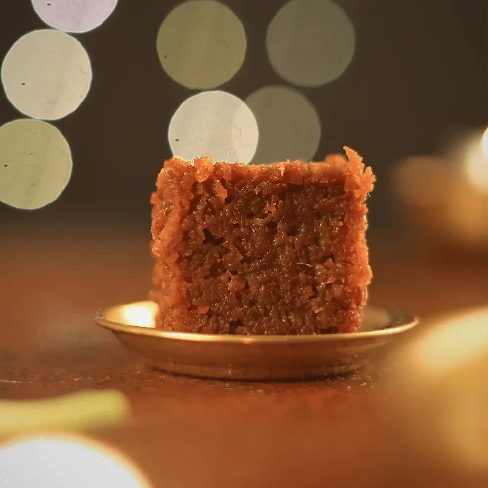 Jaggery Coconut Burfi