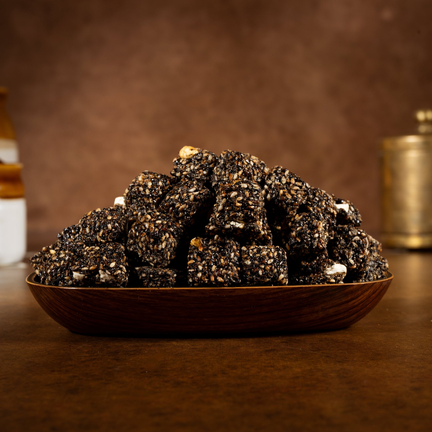 Black Sesame Button Candy - 200g