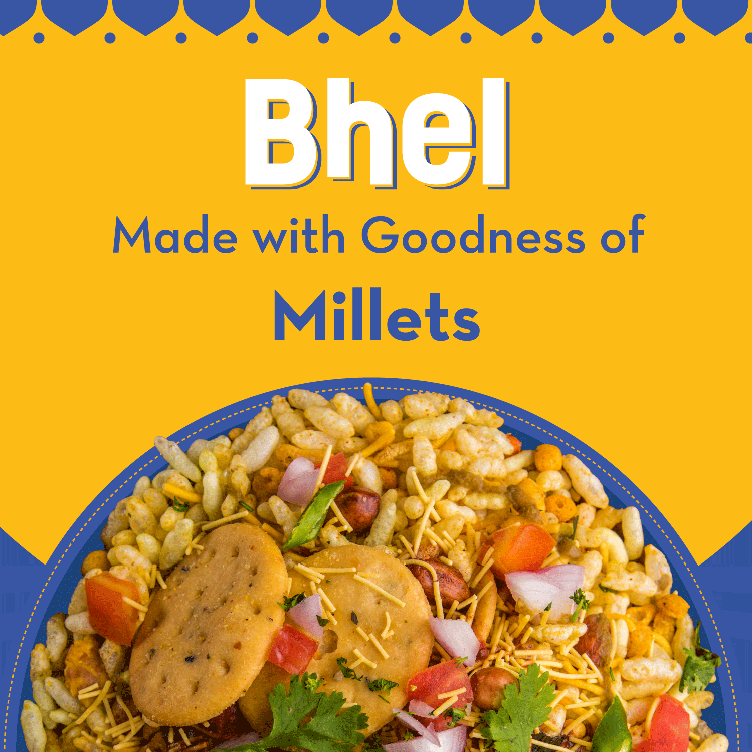 Bombay Bhel | No palm oil | With 2 Chutneys Inside