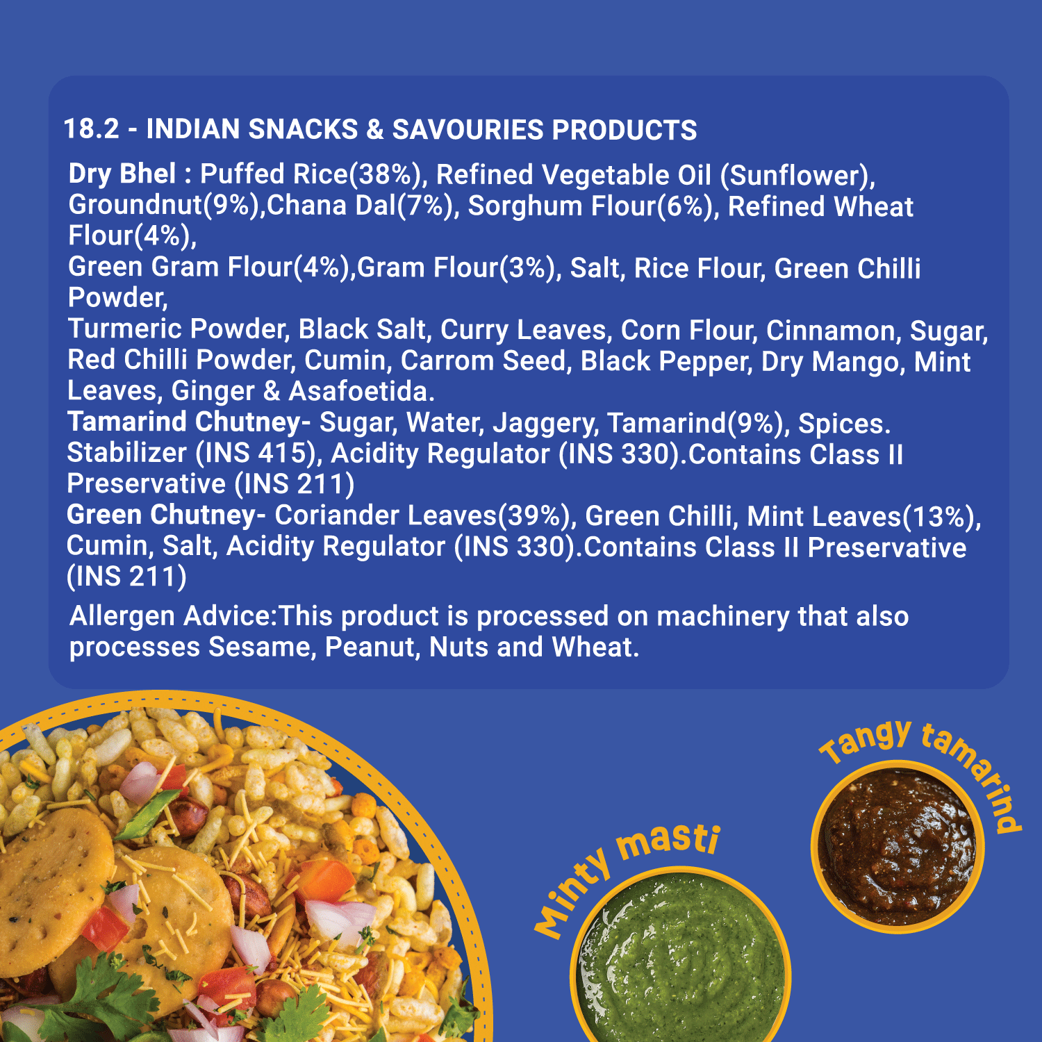 Bombay Bhel | No palm oil | With 2 Chutneys Inside