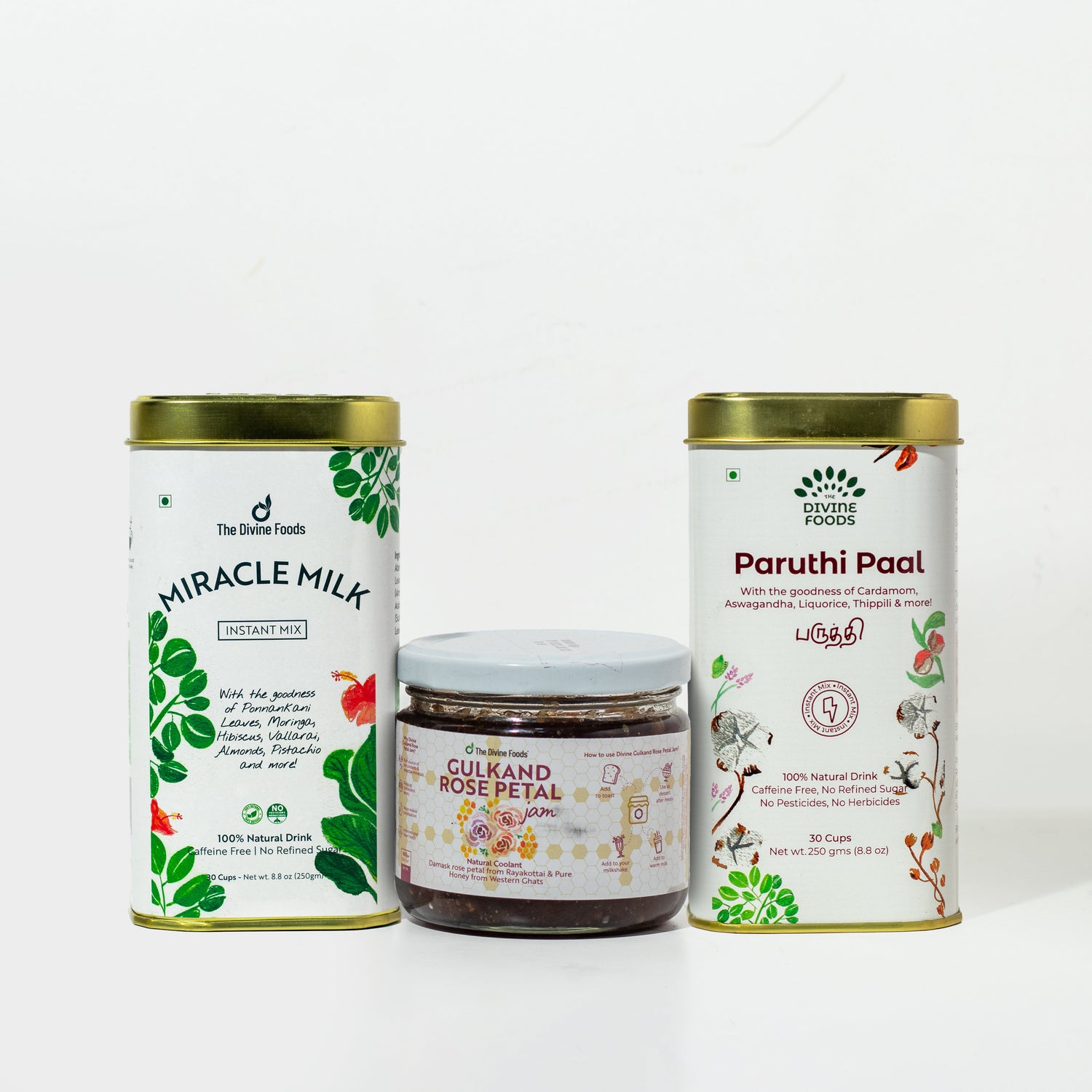 PCOS remedy Kit - Gulkand honey + Paruthi Paal + Miracle Mix