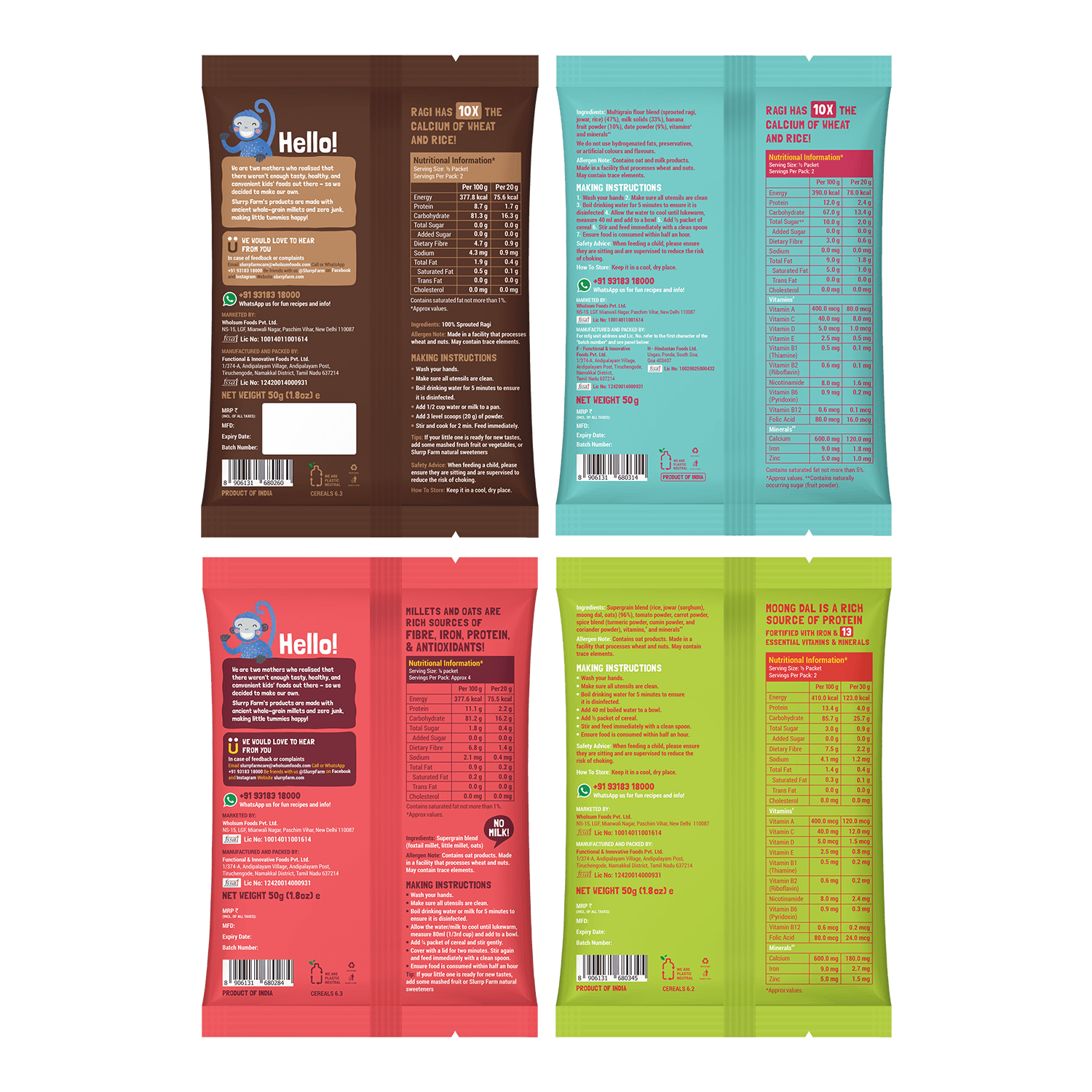 Cereal Trial Packs Combo (Pack of 4)