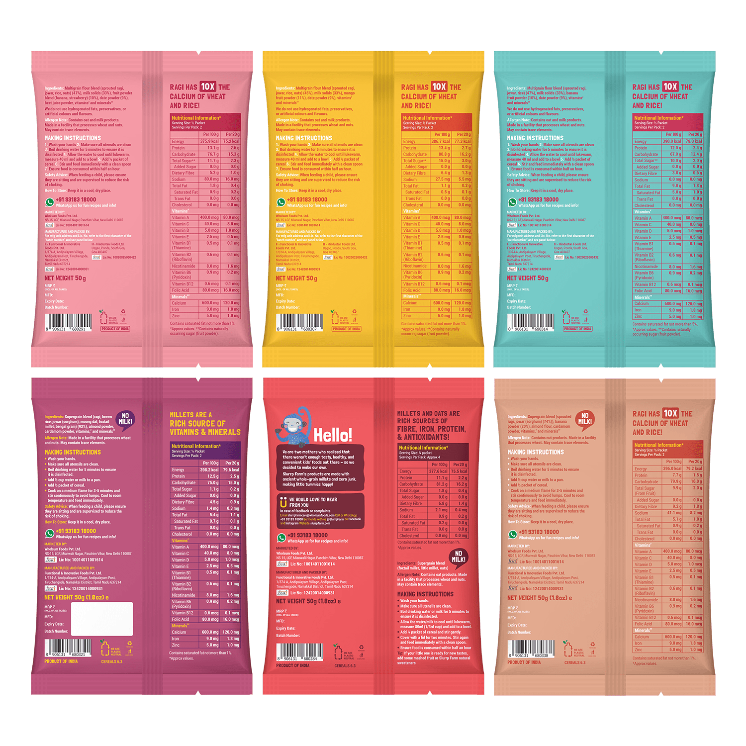 Cereal Trial Packs Combo (Pack of 6)