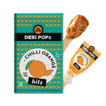 DESi Popz Bitz Chilli Orange | Made with Jaggery | Pack of 50