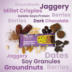 TRUE CREW - Choco Berry Protein Bar, 25 g Each (Pack of 10)