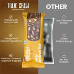 TRUE CREW - Choco Dryfruit Bar, 25 g Each (Pack of 10)