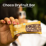 TRUE CREW - Choco Dryfruit Bar, 25 g Each (Pack of 10)