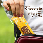 TRUE CREW - Choco Dryfruit Bar, 25 g Each (Pack of 10)