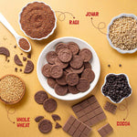 Choco Ragi and Banana Oat Cookies Combo Pack of 2
