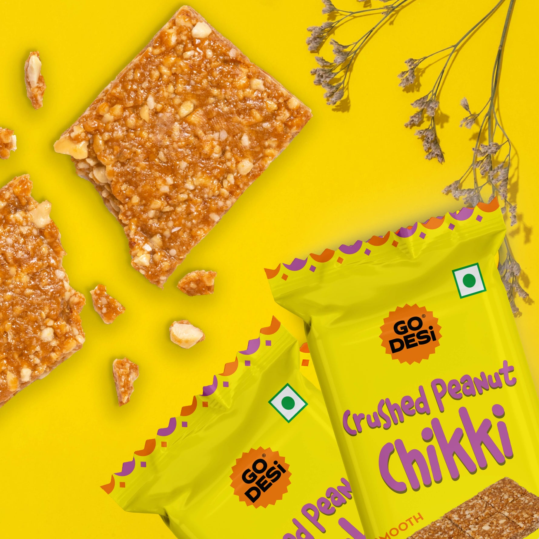 Crushed Peanut Chikki | With Goodness of Jaggery
