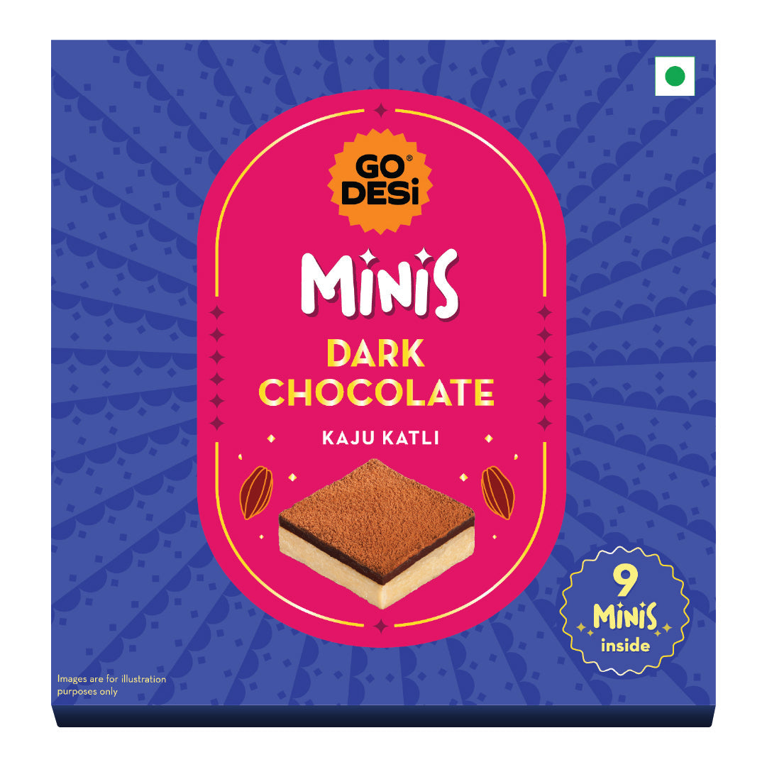 GO DESi Minis: Dark Choco Kaju Katli