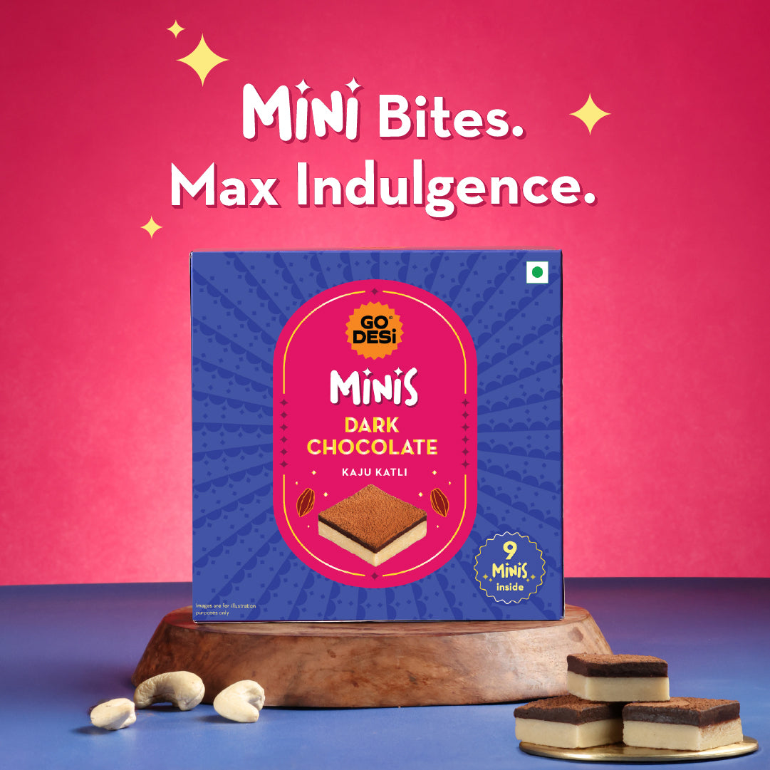 GO DESi Minis: Dark Choco Kaju Katli