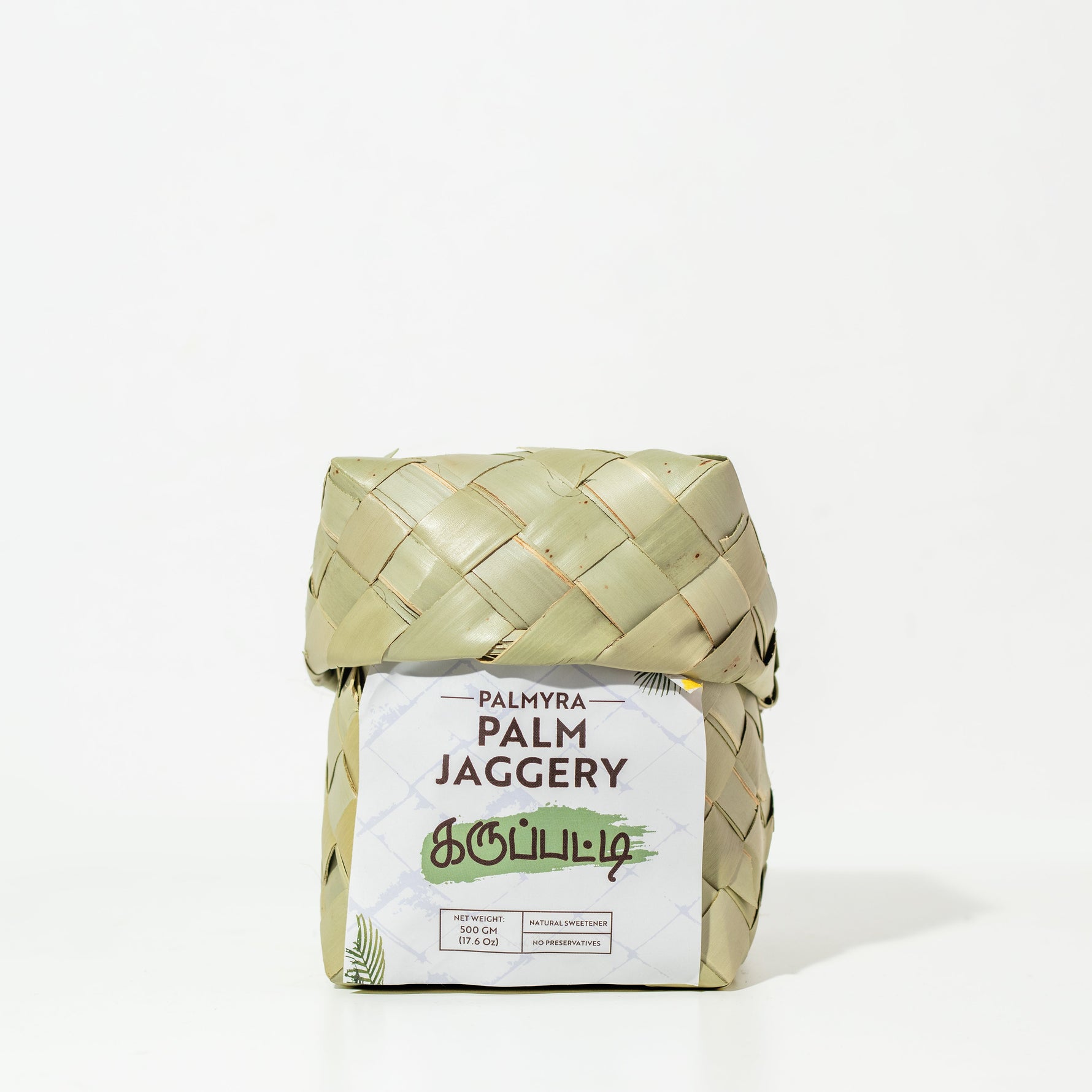 100 % Pure, Natural and Unrefined Palm Jaggery (Karupatti)  500 gm