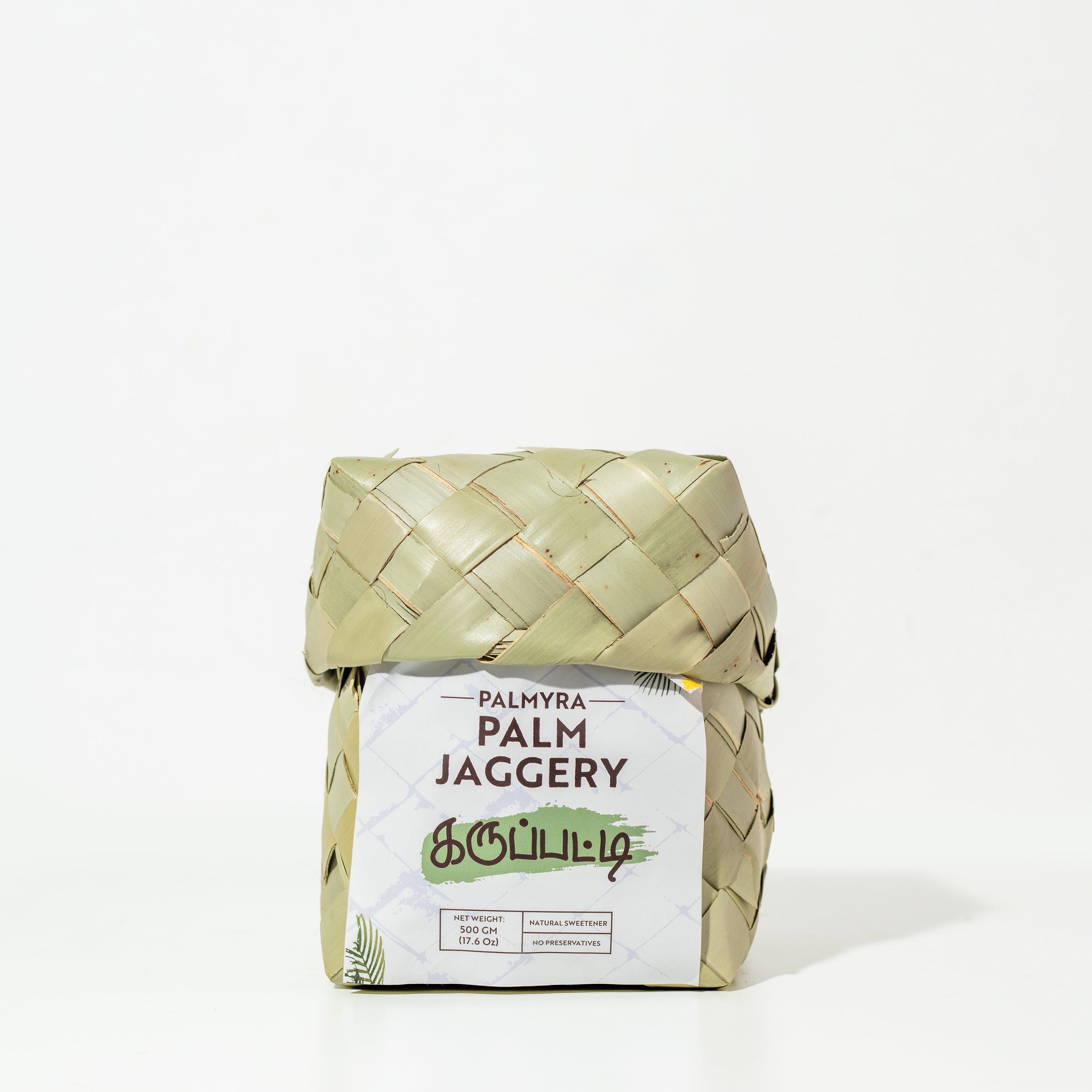 100 % Pure, Natural and Unrefined Palm Jaggery (Karupatti)  500 gm