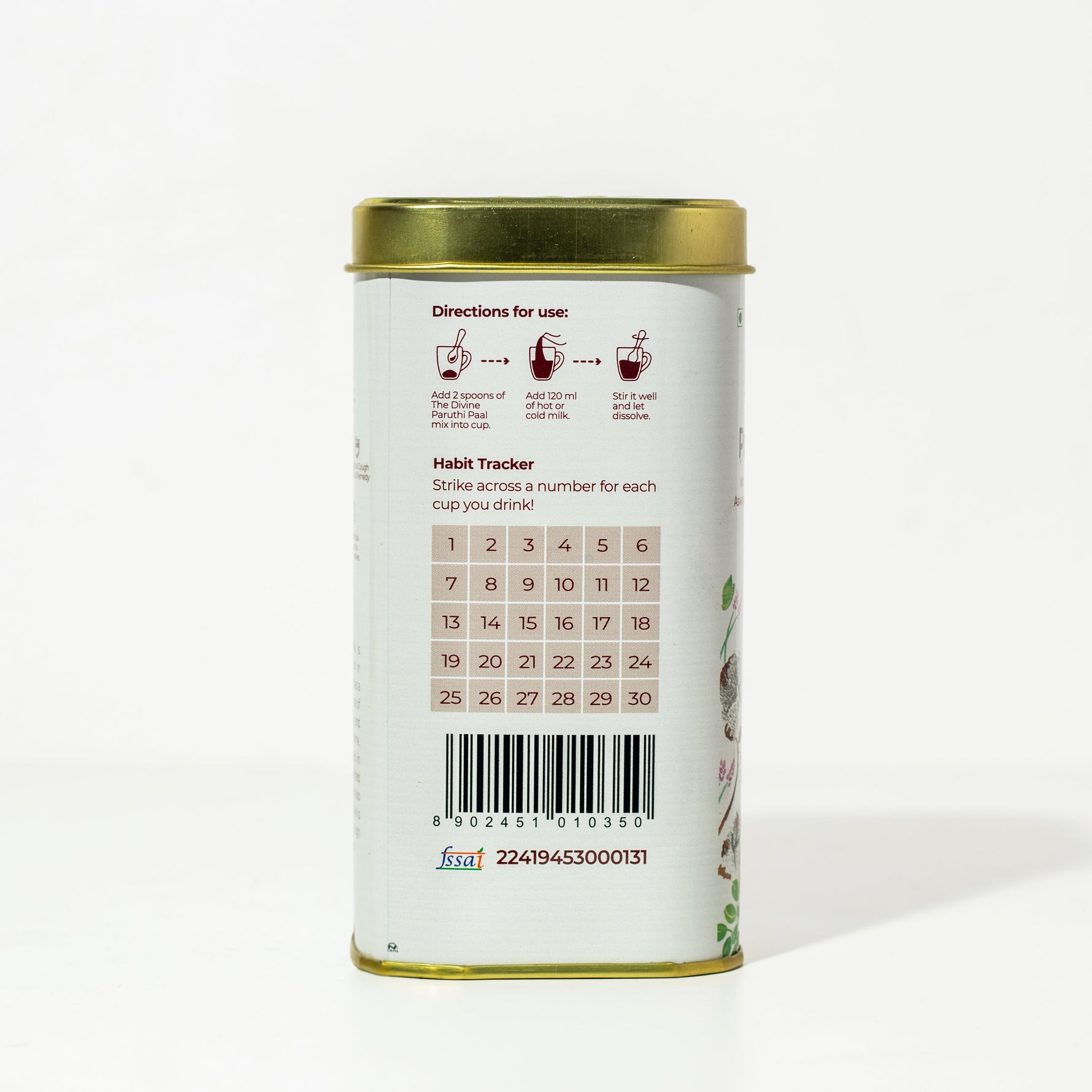 Paruthi Paal-Cotton Seed Instant Latte Mix(Cold and Cough remedy/Helps with Menstrual Cramps)