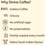 Kumbakonam Filter Kappi Powder (Guilt-Free 0% Chicory) 50% Plantation A 50% Peaberry
