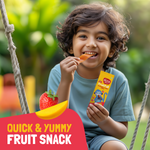 Made with 99% Fruit | FruitFull Strips - Pack of 5 for School | Strawberry and Mango