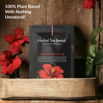 Pack of 2 Herbal Flower Teas | Hibiscus Tea & Blue Pea Tea | 120 Servings