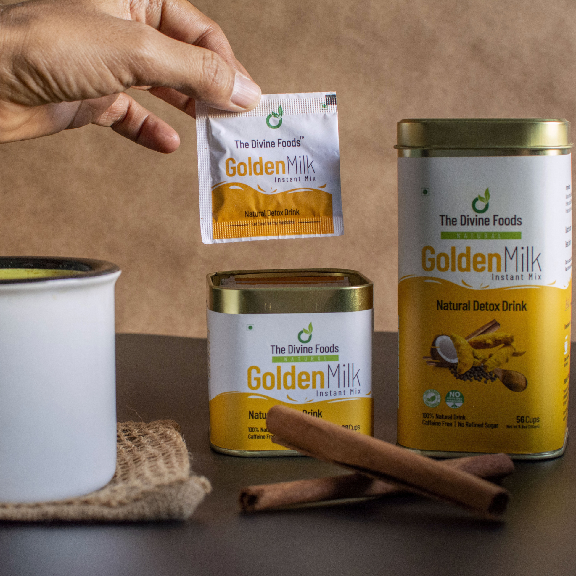 Organic Golden Milk Latte | Natural Detox Drink DND