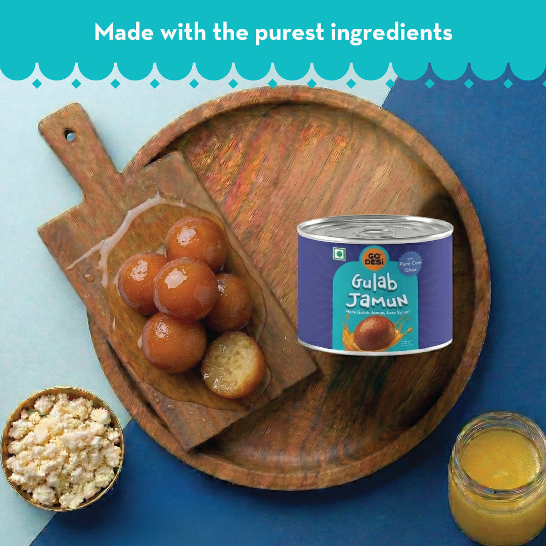 Mini Gulab Jamun | Made with Pure Cow Ghee