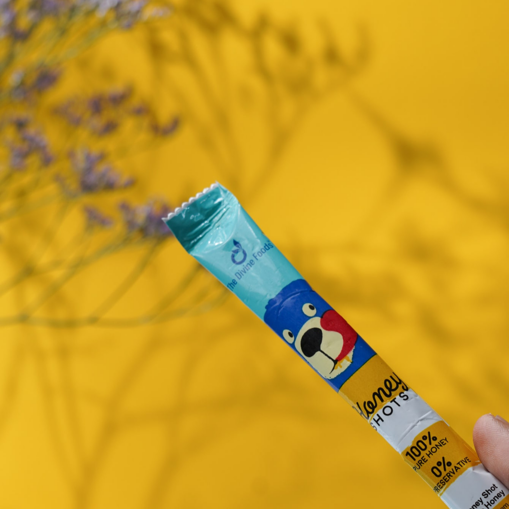 Multifloral Honey Shots | 36 pack | (360 gm) | Pure Honey (Single Serving honey Sachets)