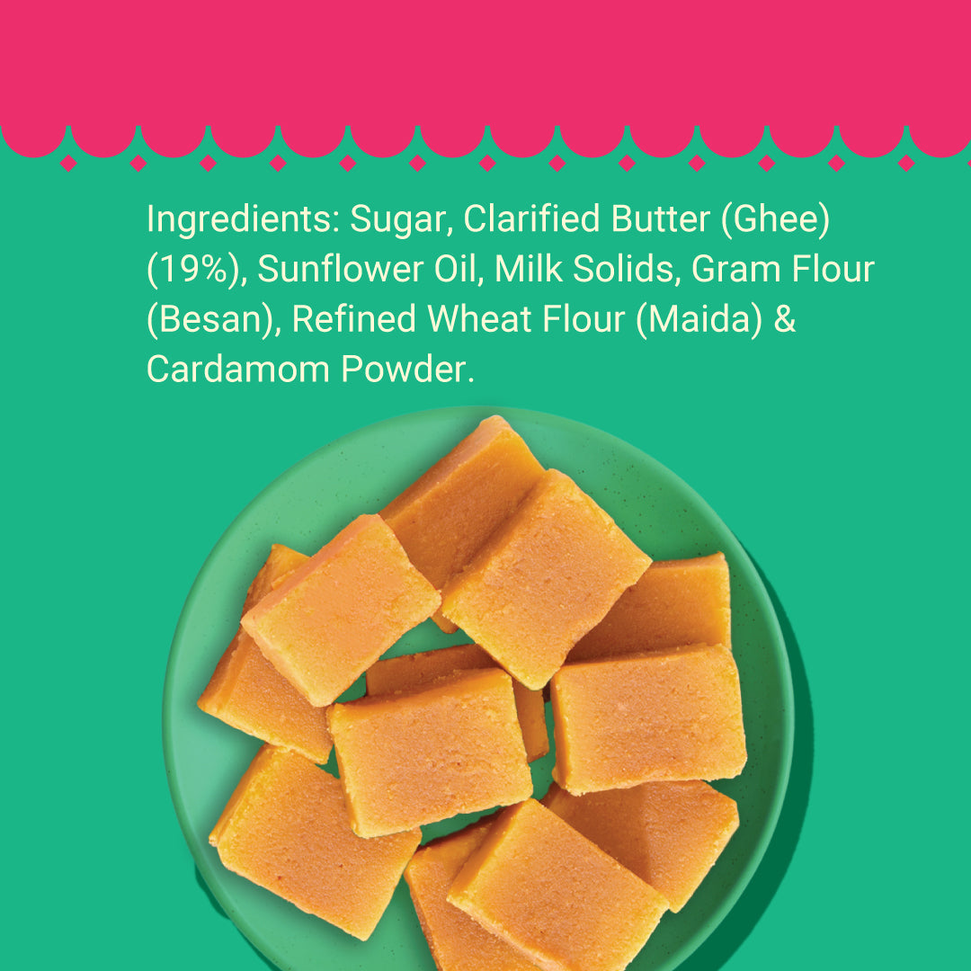 Ghee Mysore Pak | No Palm Oil
