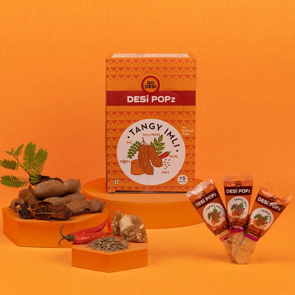 DESi Popz Tangy Imli | Made with Jaggery | Pack of 50