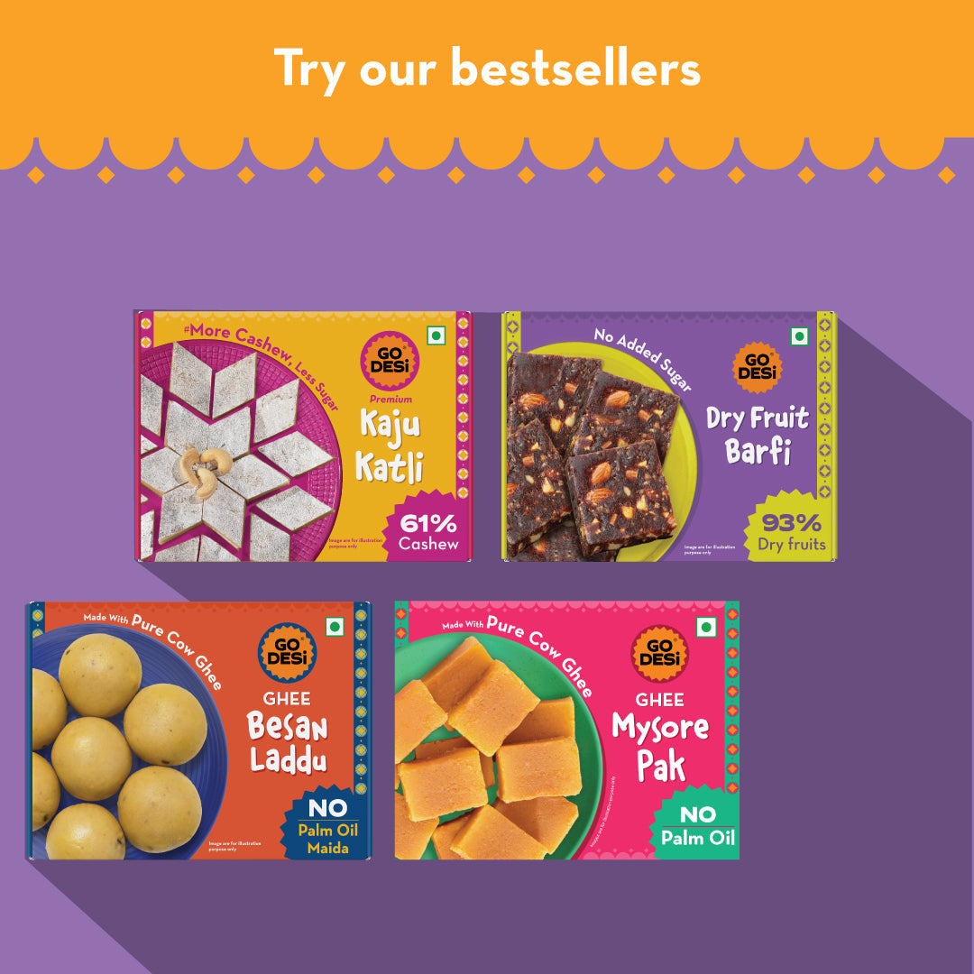 Jaggery Kaju Katli | Made with Palm Jaggery