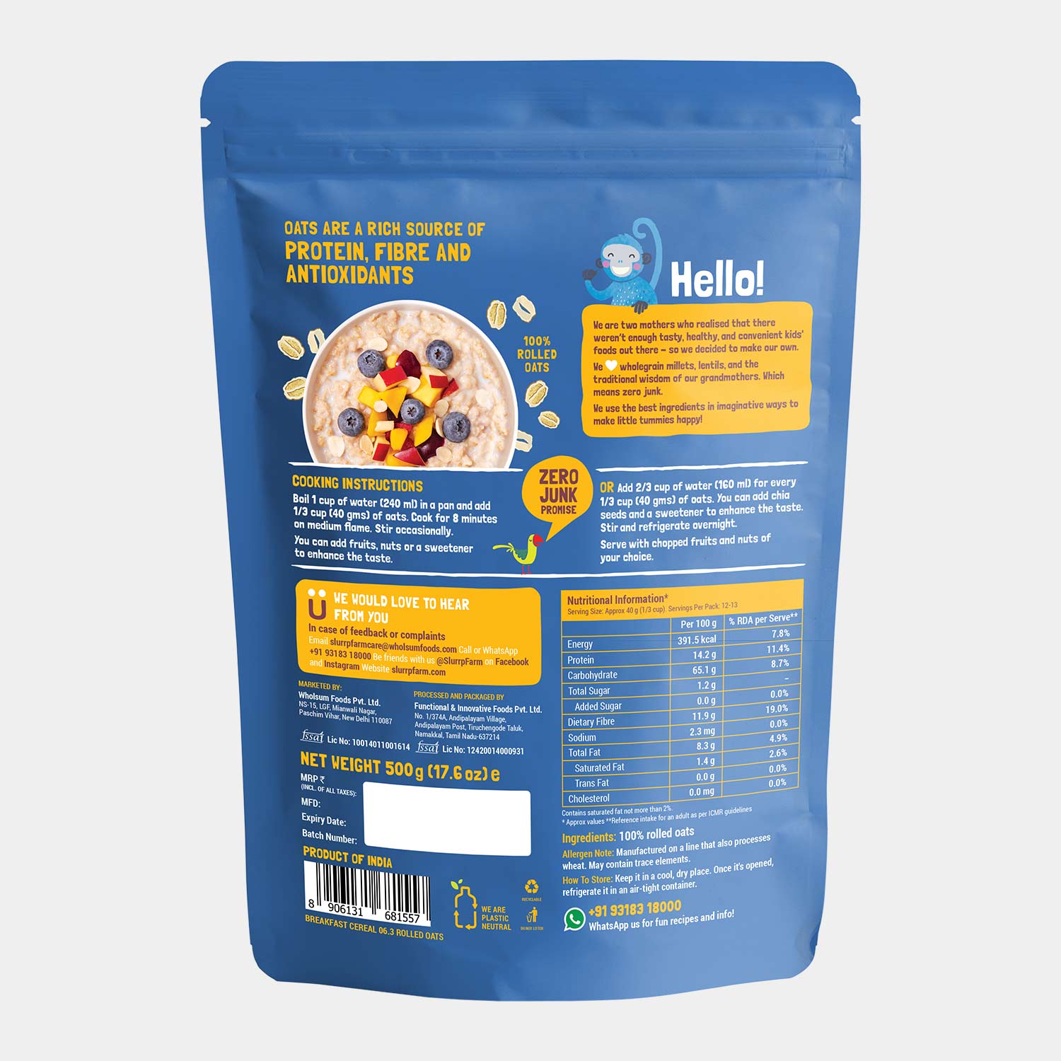 Jumbo Rolled Oats
