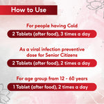 Kabasura Kudineer | Manages Respiratory Health | Helpful To Treat Dry & Wet Cough | Fights Viral Inflections | Natural Product | 60 Tabs, 500 mg