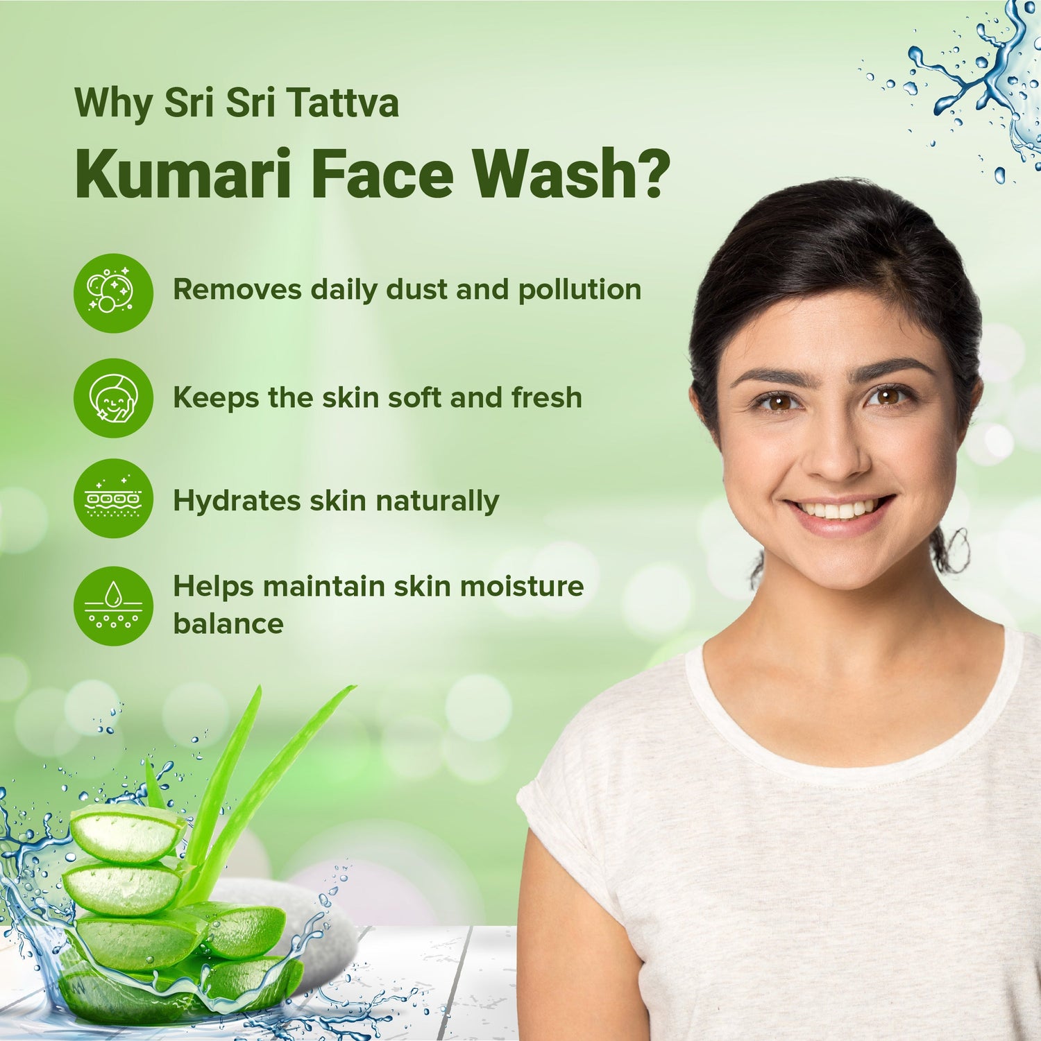 Kumari Face Wash - For Rejuvenated & Fresh Skin, 150 ml