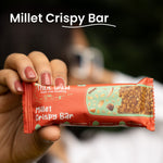 TRUE CREW - Millet Crispy Bar, 25 g Each (Pack of 10)