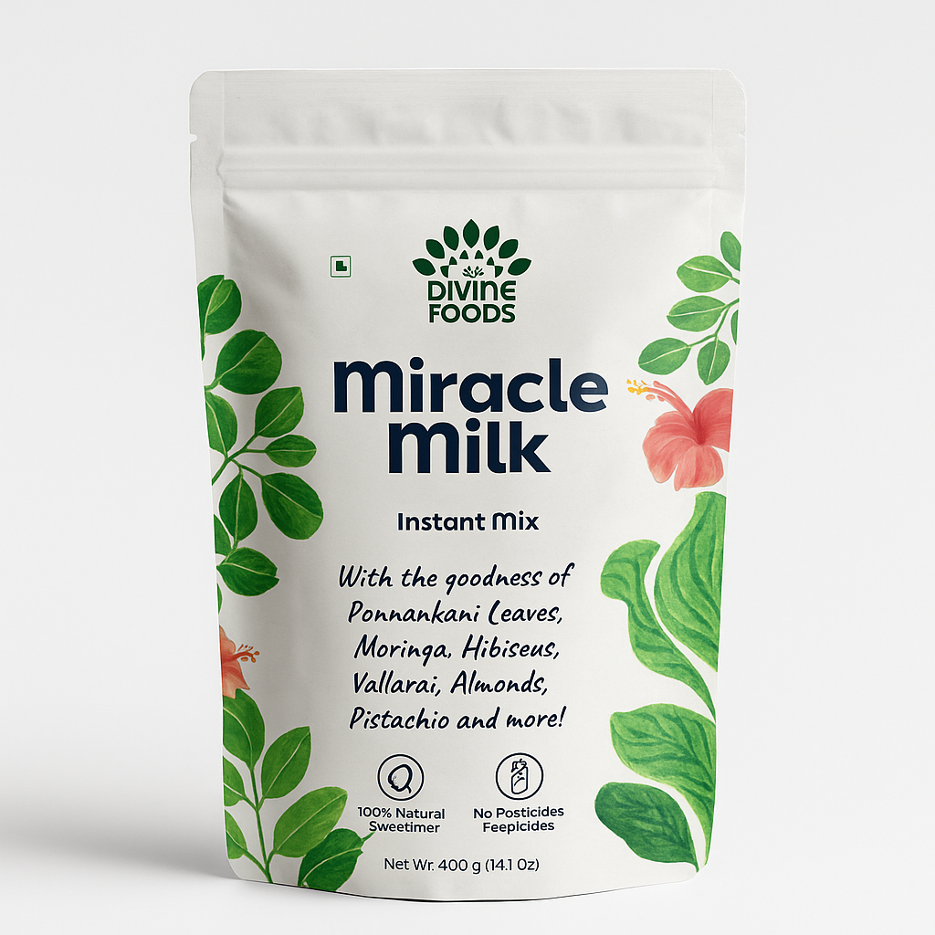Miracle Milk (Moringa) Instant Latte Mix (Natural remedy for PCOS)