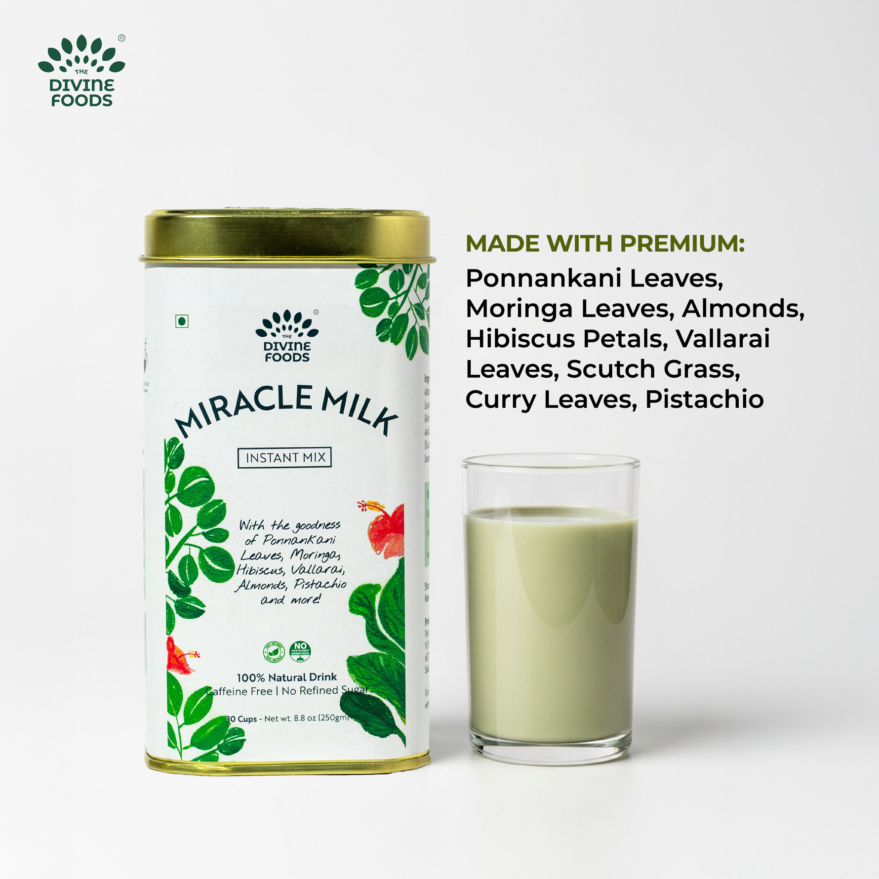 Miracle Milk (Moringa) Instant Latte Mix (Natural remedy for PCOS)